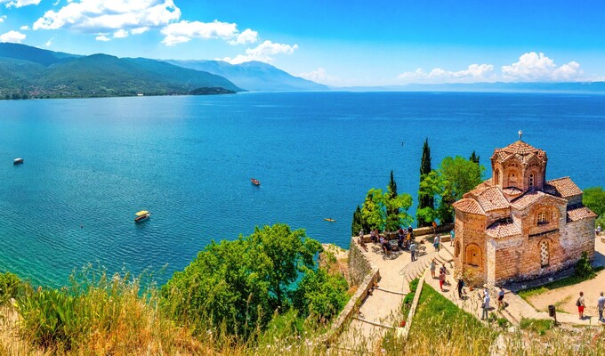 Église Saint-Jean de Kaneo - Lac de Ohrid ©AdobeStock Église Saint-Jean de Kaneo - Lac de Ohrid ©AdobeStock