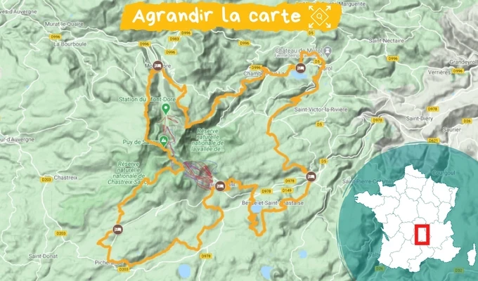 Itinéraire lacs et volcans d'Auvergne Itinéraire lacs et volcans d'Auvergne